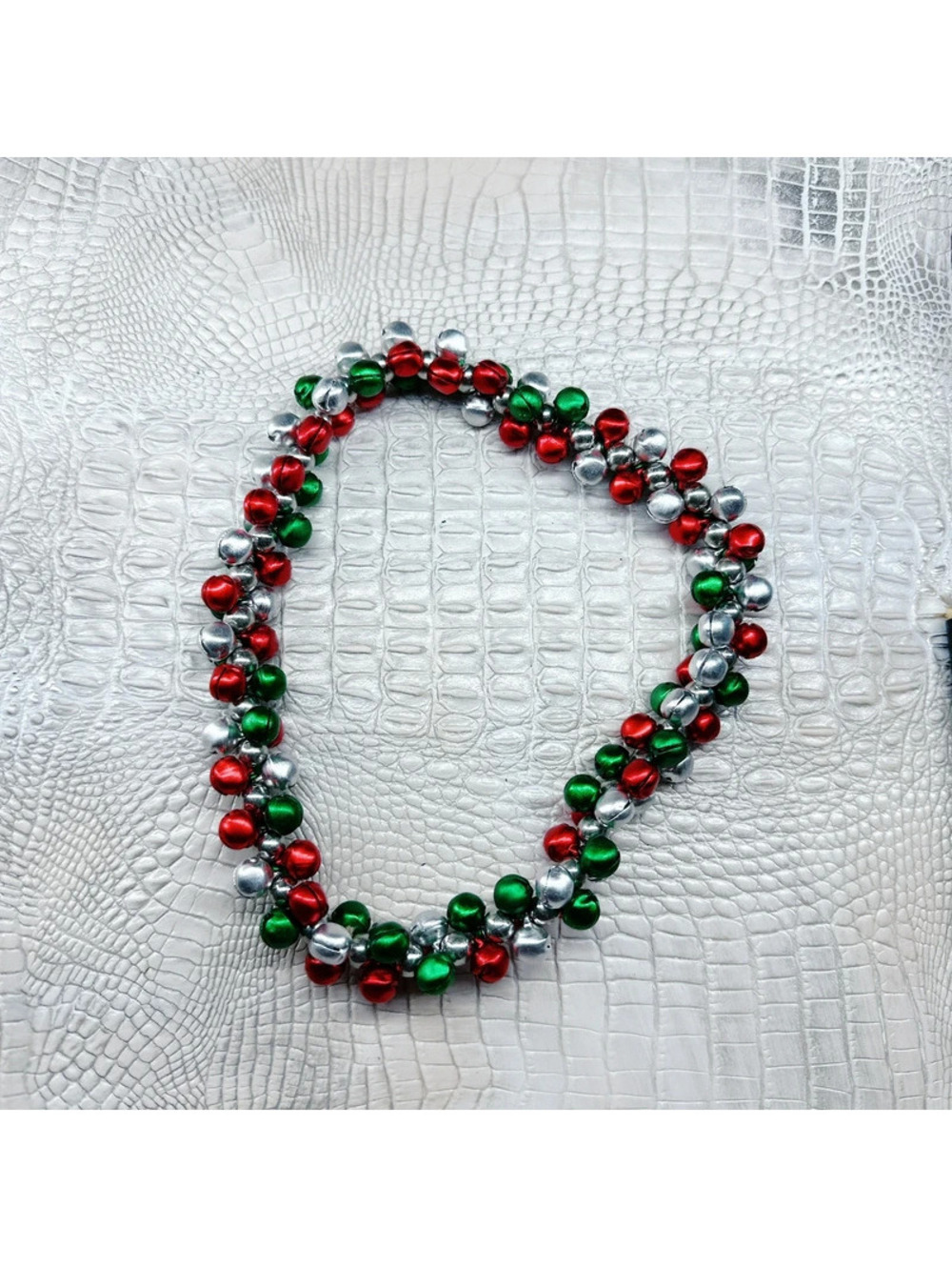 6274mc. Jingle Bell Christmas Necklace